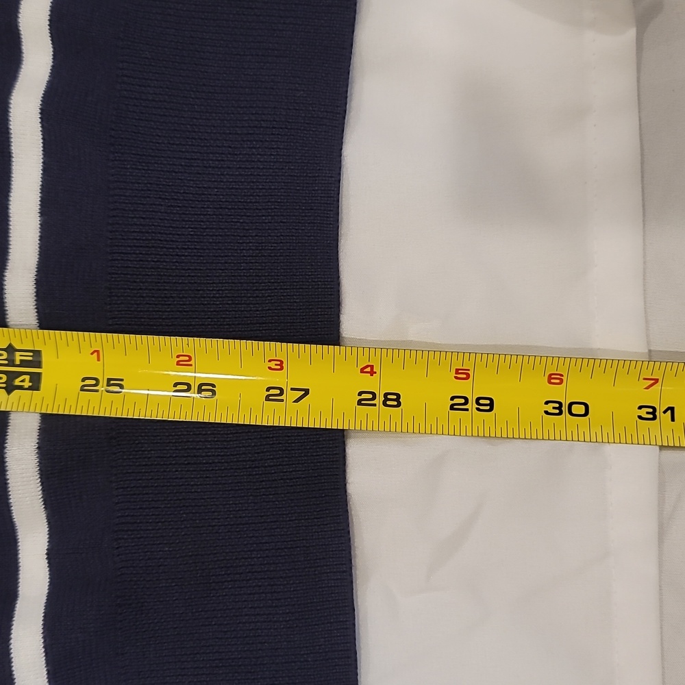 Polo Ralph Lauren Navy Orange Logo Striped Cotton Knit Sweater Men’s Large L - Picture 7 of 7